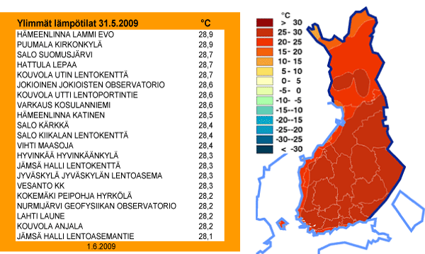 Aiemmat toukokuut - Ilmatieteen laitos